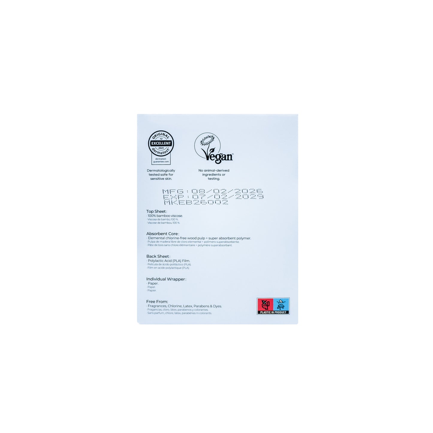 ECO BOOM Bamboo Pad Pure Long 290mm