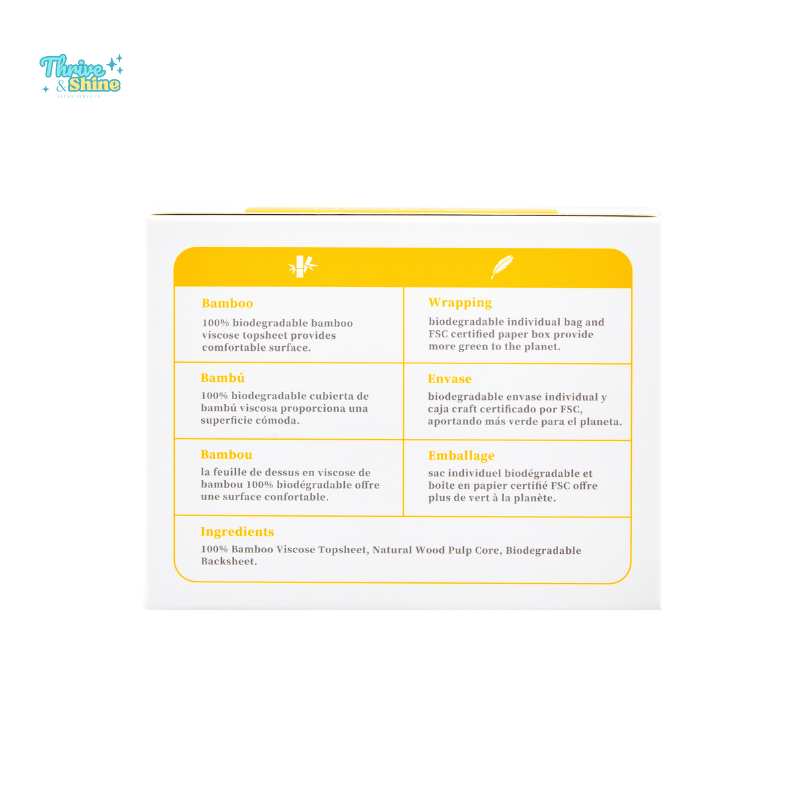 Eco Boom Bamboo Panty Liners — Daily Comfort & Freshness