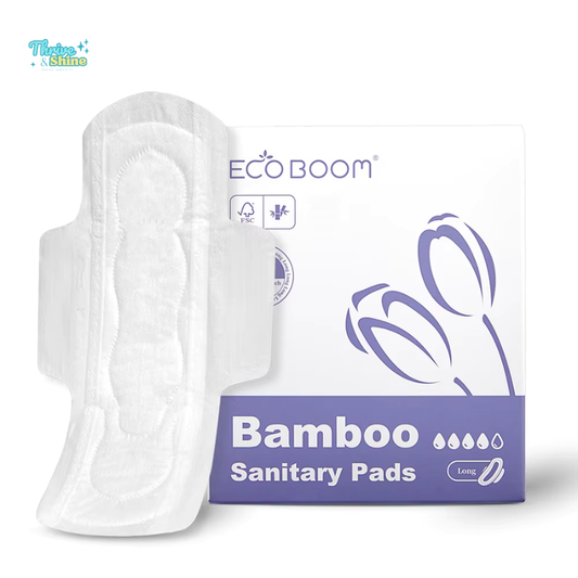 Eco Boom Bamboo Long Pads — Maximum Leak Protection