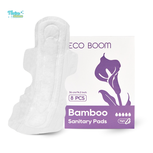 Eco Boom Bamboo Extra Long Pads — Maximum Leak Protection