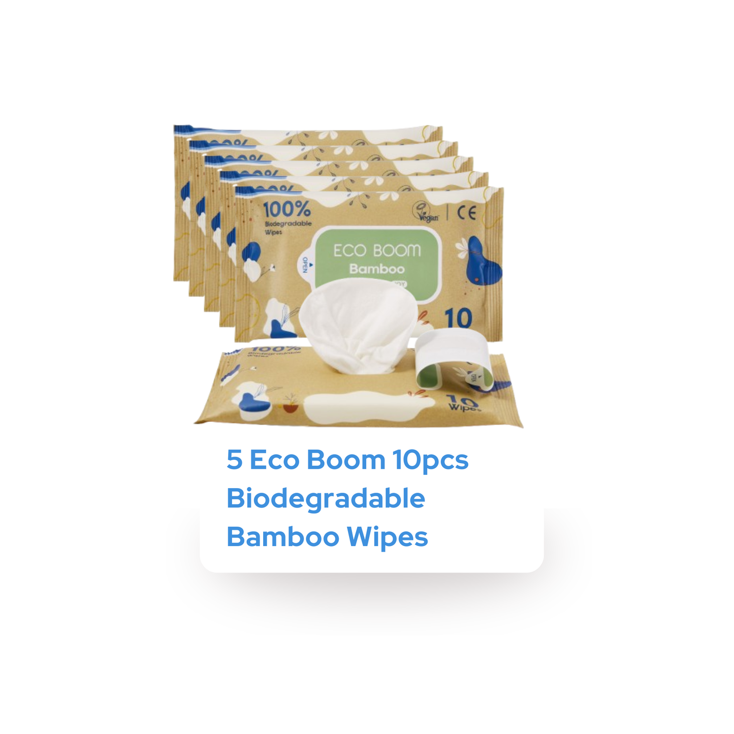 Eco Boom Travel Wipes Value Pack