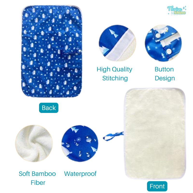 Bamboo Nest Washable Changing Mat